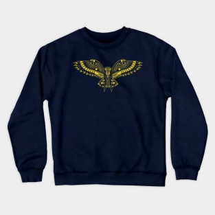Detailed Golden Owl Crewneck Sweatshirt